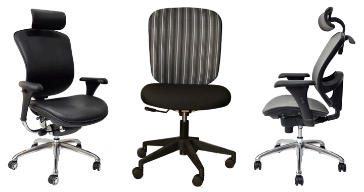 Various Young Mind series products, including mesh chairs, office chairs, and children’s ergonomic growth chairs
